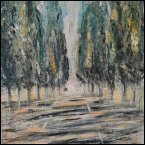 Leinen | Zypressenallee 80 x 60 x 2 cm 2022